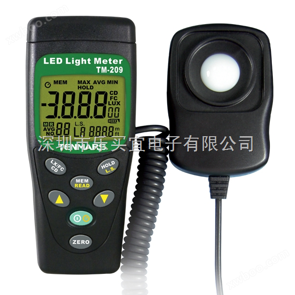 TM-209照度计 LED发光强度测试仪 LED光强仪