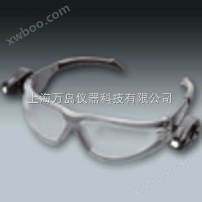 3M 11356防护眼镜（带双设灯，防雾）||70071512183