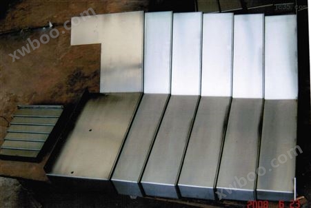 机床钢板防护罩厂家机床导轨防护罩钢板式防护罩生产制造