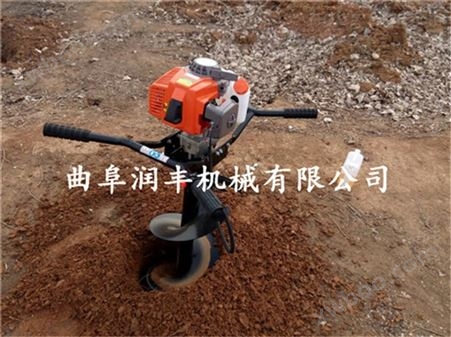 园林施肥打坑机 汽油地钻挖坑机 多功能打眼种树机