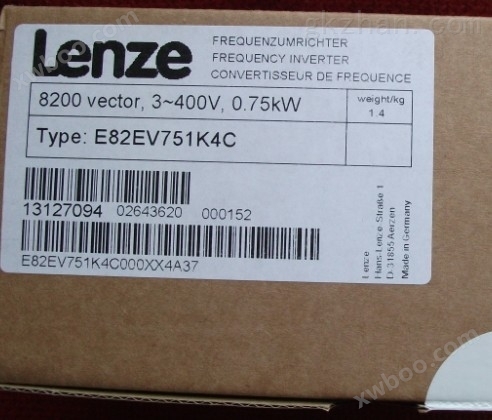 德国伦茨Len ze变频器E82EV752K4C200