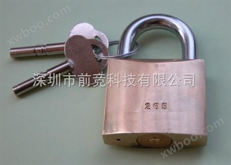 QJ42-11防水防锈QJ42-11磁芯铜挂锁大挂锁车厢挂锁